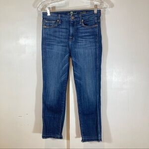7 For All Mankind Ankle Straight Jeans